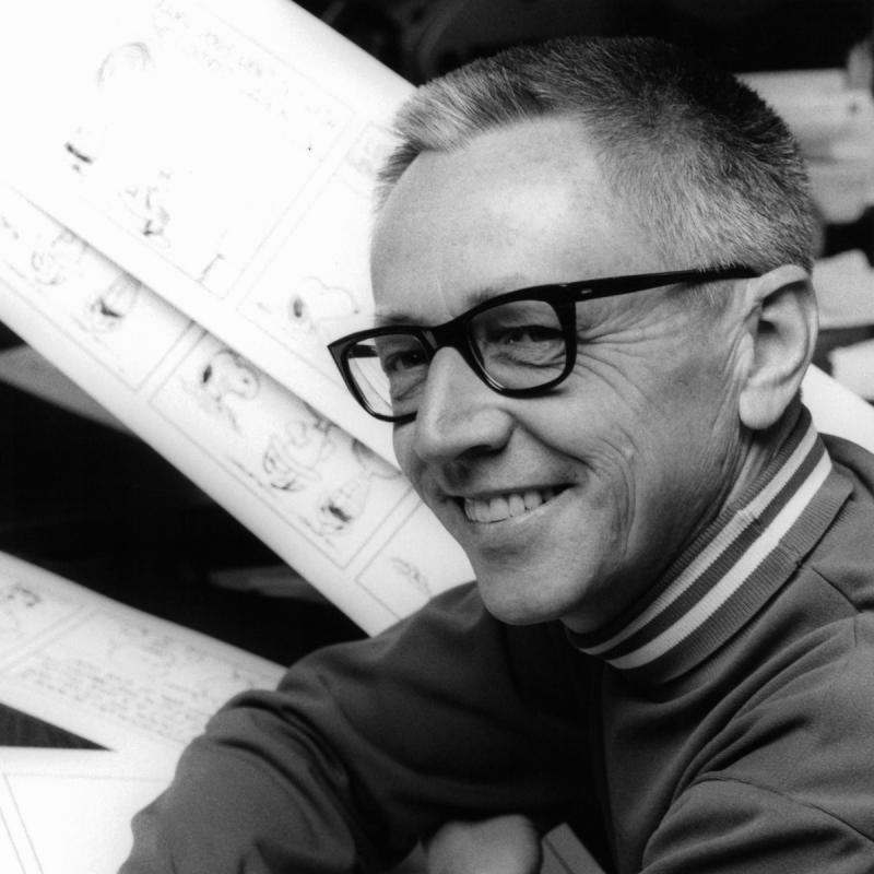 Peanuts cartoonist Charles Schulz